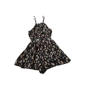 Lovposh black floral romper